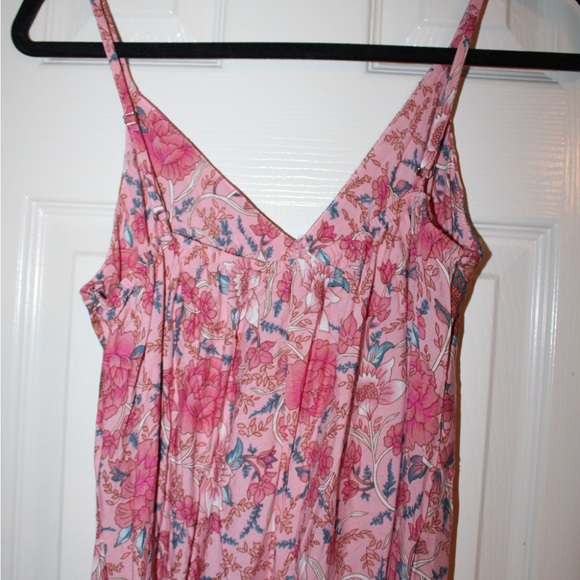 Floral Pink Maxi Dress - Picture 3 of 6